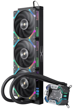 Система жидкостного охлаждения для процессора 1STPLAYER X-360 ARGB Black (X-360-BK)