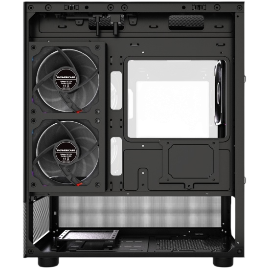 Компьютерный корпус Powercase Vision Micro M2 TG ARGB Black (CVMBM2-A3)