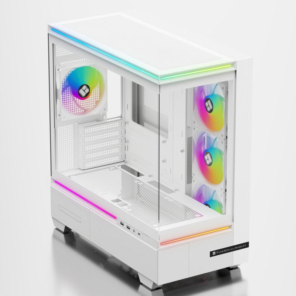 Компьютерный корпус Thermalright M10 FAN4-C TG ARGB White (TRTLM10WF4C)