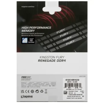 Оперативная память 32 Gb 3200 MHz Kingston FURY RENEGADE Black (KF432C16RB1K2/32)