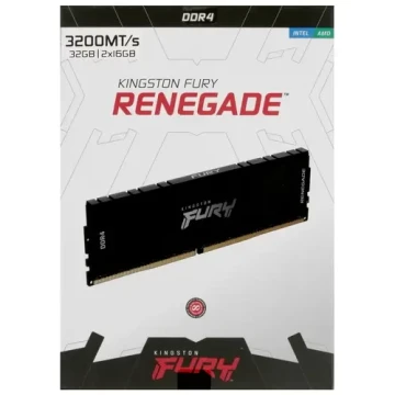 Оперативная память 32 Gb 3200 MHz Kingston FURY RENEGADE Black (KF432C16RB1K2/32)