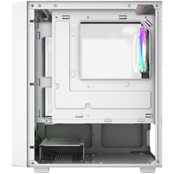 Компьютерный корпус Powercase Mistral SM02 TG ARGB White (CMMSM02W-A3)
