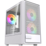 Компьютерный корпус Powercase Mistral SM02 TG ARGB White (CMMSM02W-A3)