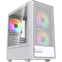 Компьютерный корпус Powercase Mistral SM02 TG ARGB White (CMMSM02W-A3)
