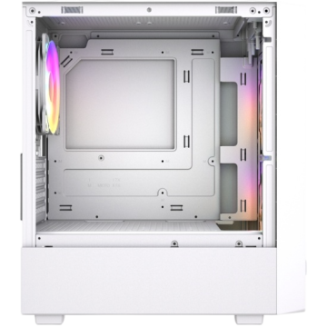 Компьютерный корпус Powercase Mistral SM02 TG ARGB White (CMMSM02W-A3)