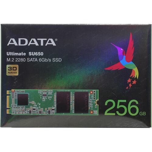 Твердотельный накопитель ADATA 256 Gb ADATA SU650 ASU650NS38-256GT-C RTL