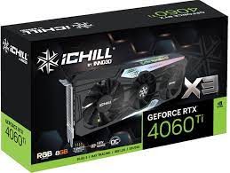 Видеокарта INNO3D (C406T3-08D6X-17113389) GeForce RTX 4060 Ti 8GB ICHILL X3