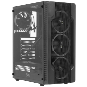 Компьютерный корпус Powercase Mistral X4 MESH LED (CMIXB-L4)