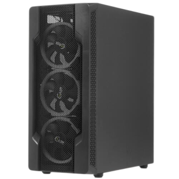 Компьютерный корпус Powercase Mistral X4 MESH LED (CMIXB-L4)