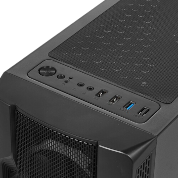 Компьютерный корпус Powercase Mistral X4 MESH LED (CMIXB-L4)