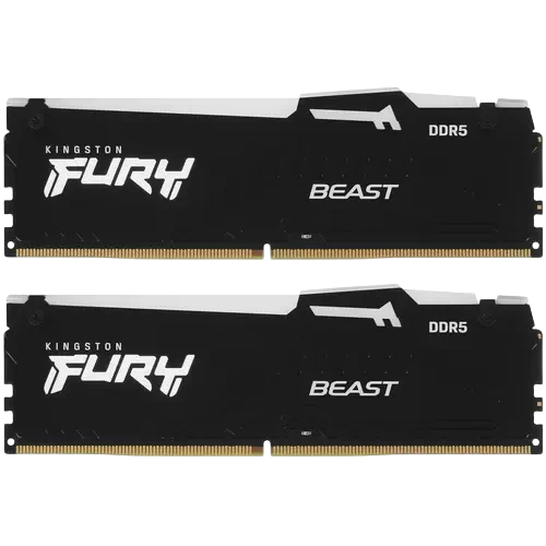 Оперативная память 16 Gb 5600 MHz Kingston FURY Beast RGB AMD Black (KF556C36BBEAK2-16)