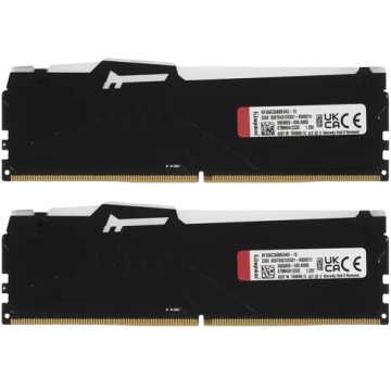 Оперативная память 16 Gb 5600 MHz Kingston FURY Beast RGB AMD Black (KF556C36BBEAK2-16)