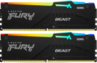 Оперативная память 16 Gb 5600 MHz Kingston FURY Beast RGB AMD Black (KF556C36BBEAK2-16)