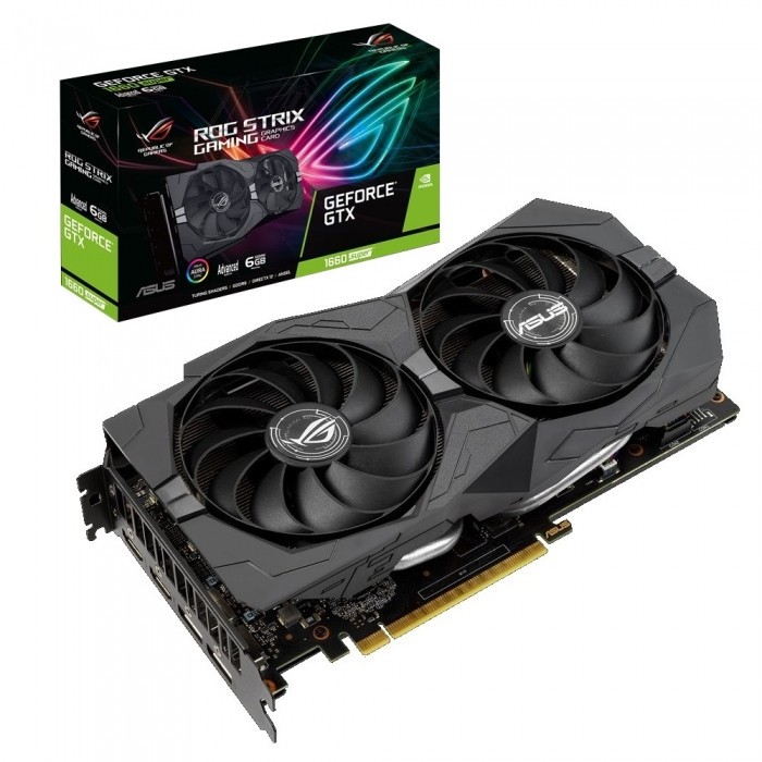 Видеокарта ASUS (ROG-STRIX-GTX1660S-A6G-GAMING) GeForce GTX 1660 SUPER 6Gb ROG STRIX Advanced Edition