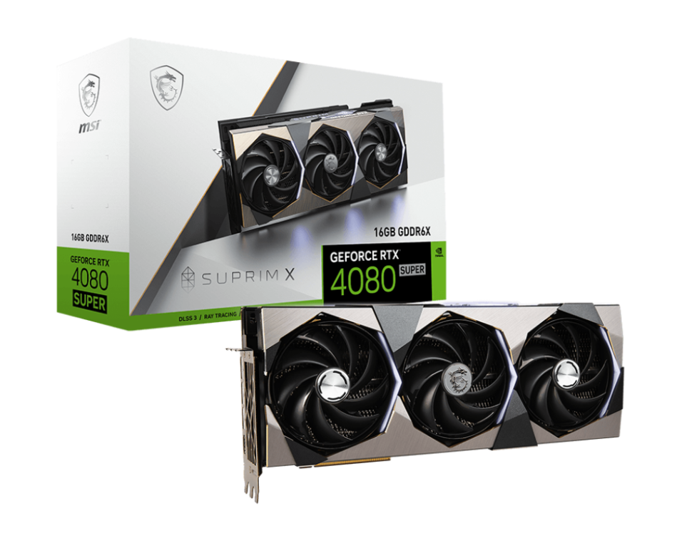 Видеокарта MSI (RTX 4080 SUPER 16G SUPRIM X) GeForce RTX 4080 SUPER 16 GB SUPRIM X