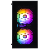 Компьютерный корпус 1STPLAYER FIREBASE X1 LED Black (X1-BK-3F1)