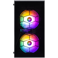 Компьютерный корпус 1STPLAYER FIREBASE X1 LED Black (X1-BK-3F1)
