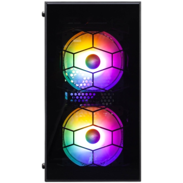 Компьютерный корпус 1STPLAYER FIREBASE X1 LED Black (X1-BK-3F1)