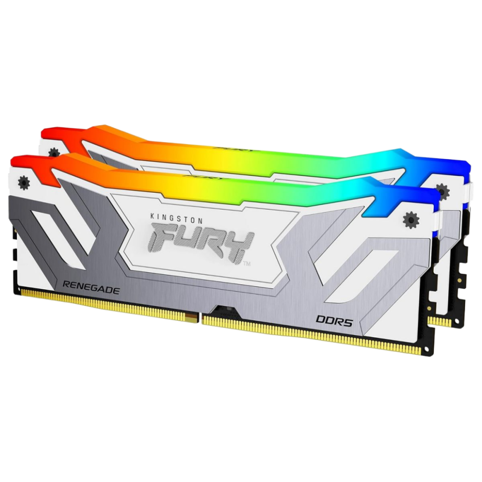 Оперативная память 48 Gb 8400 MHz Kingston FURY Renegade RGB Silver/White (KF584CU40RWAK2-48)