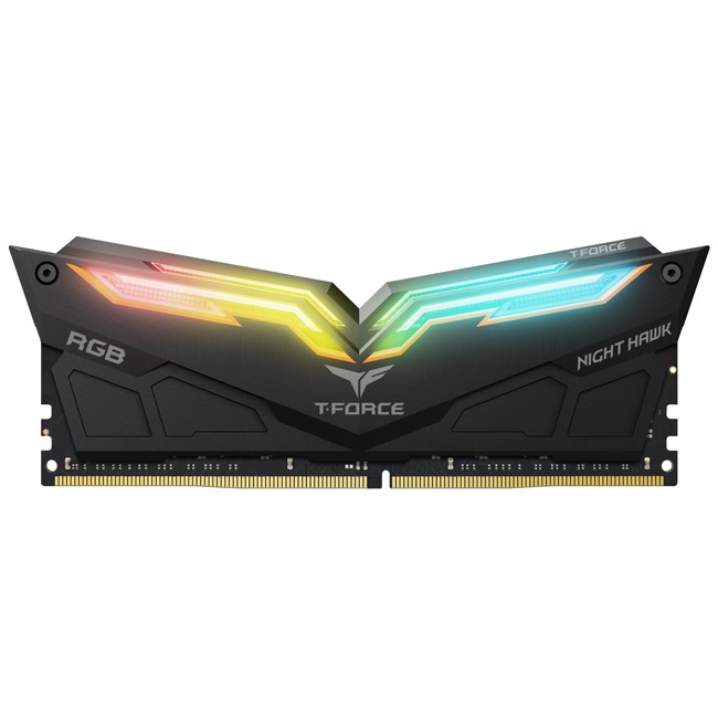 Оперативная память 32 Gb 3200 MHz TEAMGROUP T-FORCE Night Hawk RGB Black (TF14D432G3200HC16CDC01)