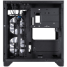 Компьютерный корпус 1STPLAYER MEGAVIEW MV5-TP ARGB Black (MV5-TP-BK-2FC7R-1FC7)