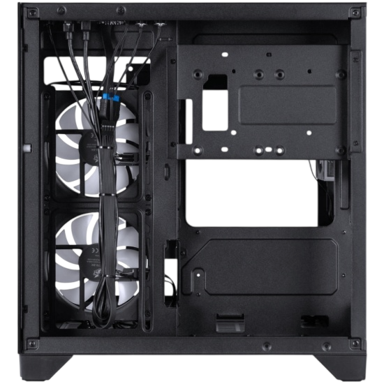 Компьютерный корпус 1STPLAYER MEGAVIEW MV5-TP ARGB Black (MV5-TP-BK-2FC7R-1FC7)