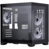 Компьютерный корпус 1STPLAYER MEGAVIEW MV5-TP ARGB Black (MV5-TP-BK-2FC7R-1FC7)
