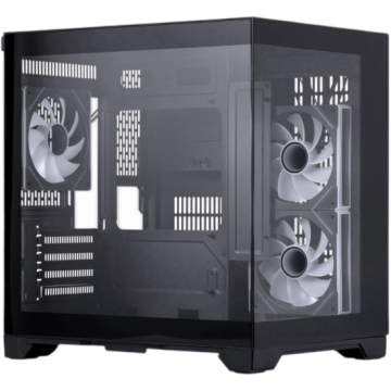 Компьютерный корпус 1STPLAYER MEGAVIEW MV5-TP ARGB Black (MV5-TP-BK-2FC7R-1FC7)