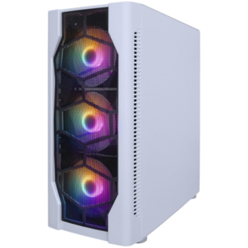 Компьютерный корпус 1STPLAYER DK D4 FRGB White (D4-WH-4F1)