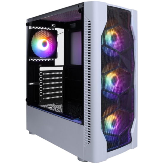 Компьютерный корпус 1STPLAYER DK D4 FRGB White (D4-WH-4F1)
