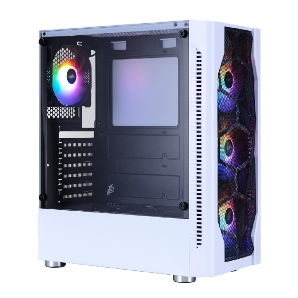 Компьютерный корпус 1STPLAYER DK D4 FRGB White (D4-WH-4F1)
