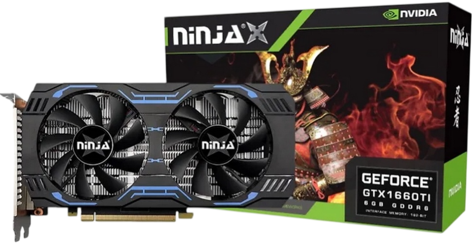 Видеокарта Sinotex Ninja (NK166TI66F) GeForce GTX 1660 Ti 6GB