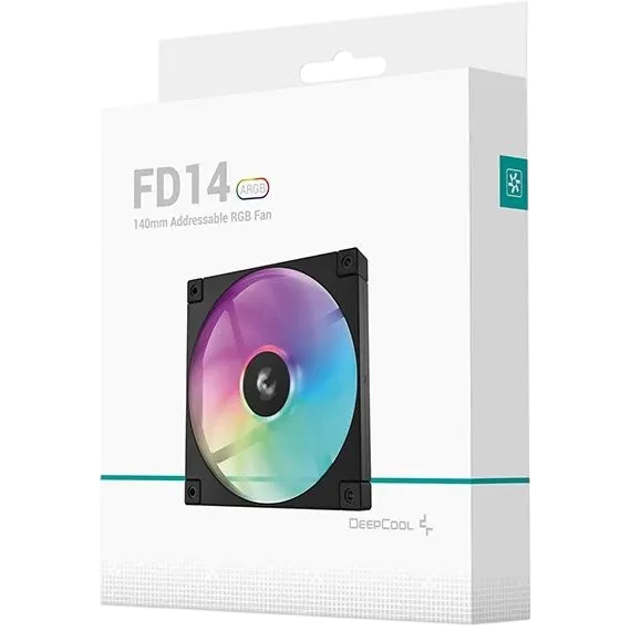Вентилятор для корпуса Deepcool FD14 ARGB Black BOX