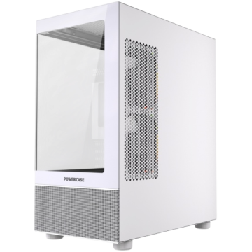 Компьютерный корпус Powercase Vision Micro M2 TG ARGB White (CVMWM2-A3)