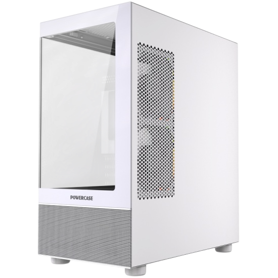 Компьютерный корпус Powercase Vision Micro M2 TG ARGB White (CVMWM2-A3)