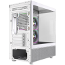 Компьютерный корпус Powercase Vision Micro M2 TG ARGB White (CVMWM2-A3)