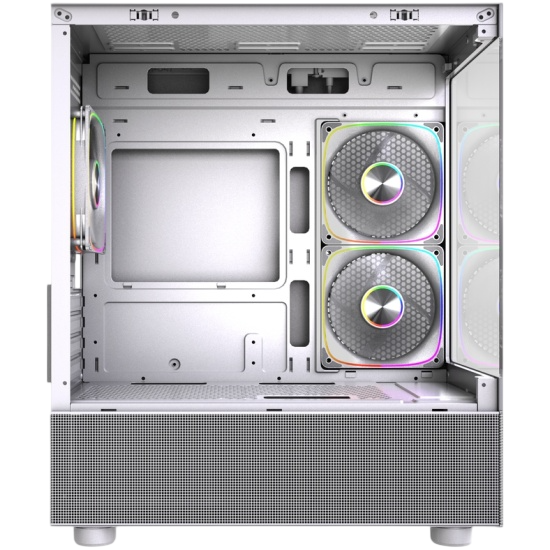 Компьютерный корпус Powercase Vision Micro M2 TG ARGB White (CVMWM2-A3)
