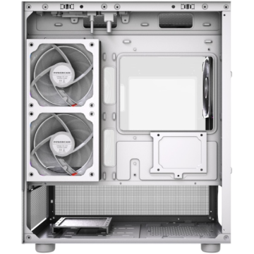 Компьютерный корпус Powercase Vision Micro M2 TG ARGB White (CVMWM2-A3)