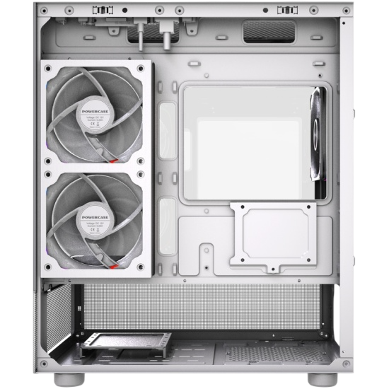 Компьютерный корпус Powercase Vision Micro M2 TG ARGB White (CVMWM2-A3)