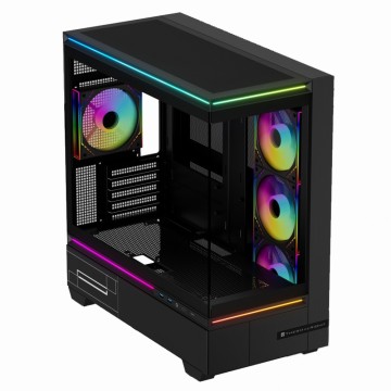 Компьютерный корпус Thermalright M10 FAN4-M TG ARGB Black (TRTLM10BF4M)