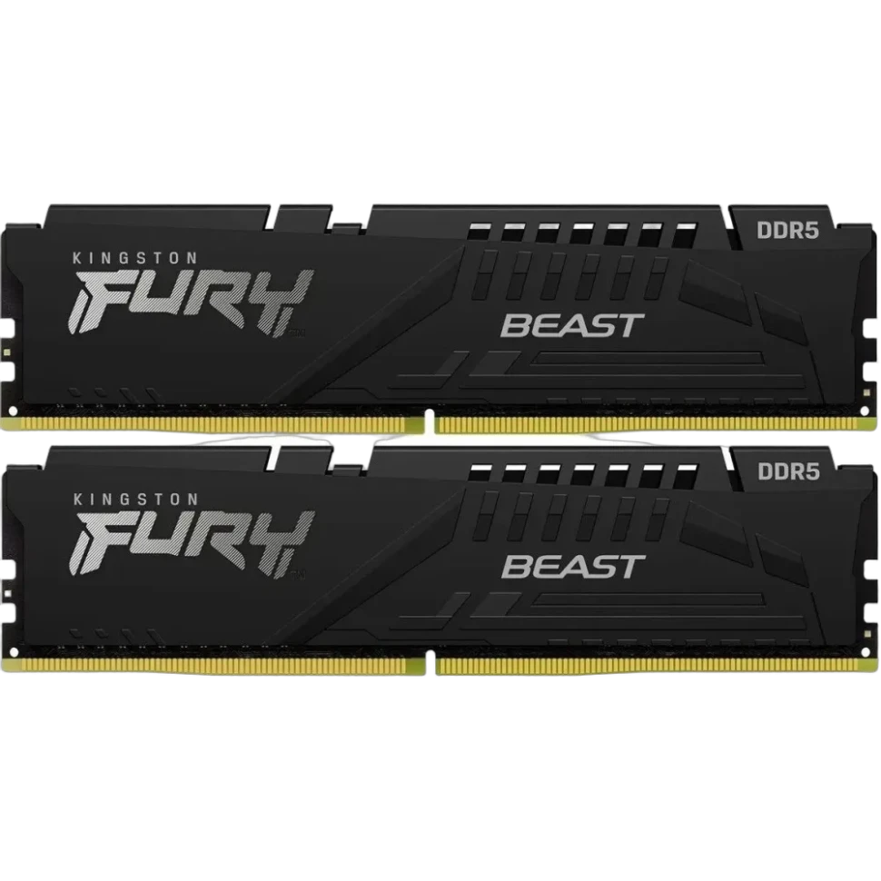 Оперативная память 16 Gb 6000 MHz Kingston FURY Beast Black (KF560C30BBEK2-16)