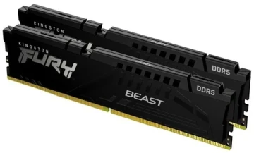 Оперативная память 16 Gb 6000 MHz Kingston FURY Beast Black (KF560C30BBEK2-16)