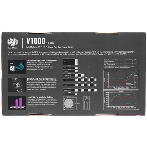 Блок питания Cooler Master 1000W Platinum V 1000 MPZ-A001-AFBAPV-EU