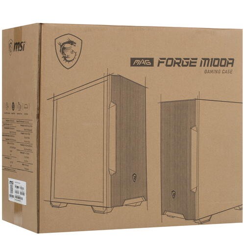Компьютерный корпус MSI MAG FORGE M100A RGB 306-7G20A21-809