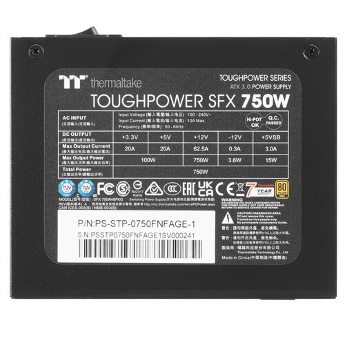 Блок питания Thermaltake 750W TOUGHPOWER SFX PS-STP-0750FNFAGE-1