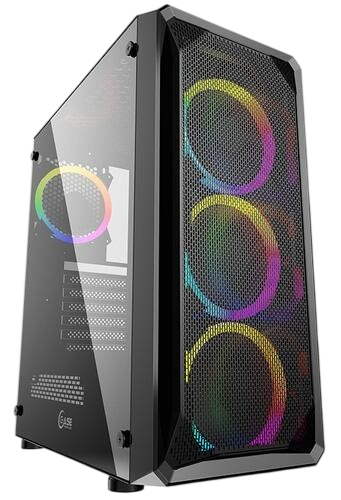 Компьютерный корпус Powercase Mistral Z4 MESH LED (CMIZB-L4)