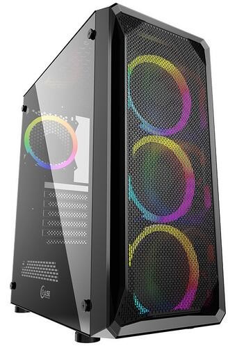 Компьютерный корпус Powercase MISTRAL Z4 MESH LED CMIZB-L4