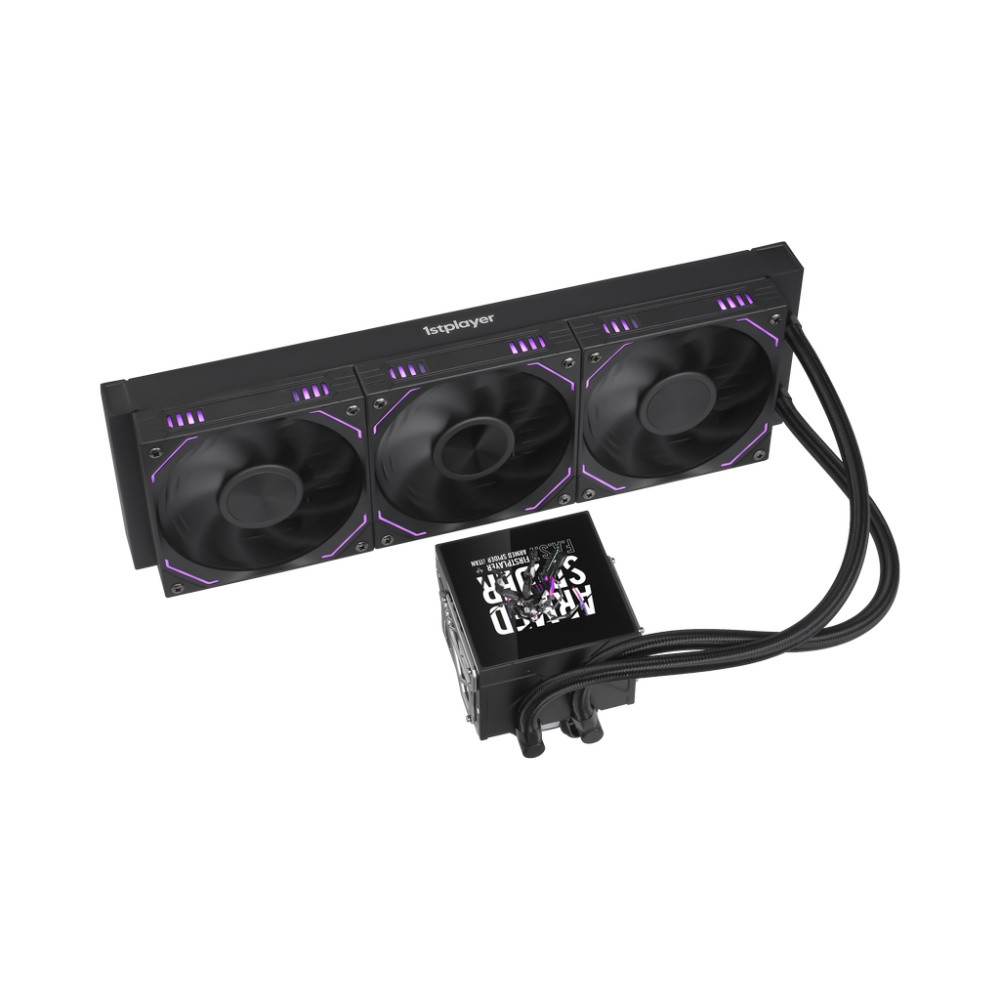 Система жидкостного охлаждения для процессора 1STPLAYER F.A.S.T. FT-360 Black (FT-360-BK)