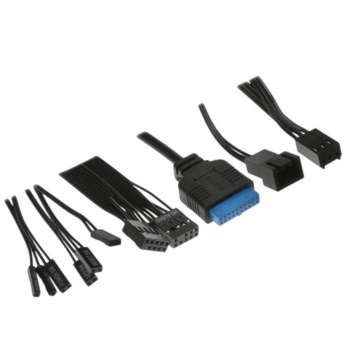 Компьютерный корпус 1STPLAYER FIREROSE F3-A Black (F3-A-BK-4F1)