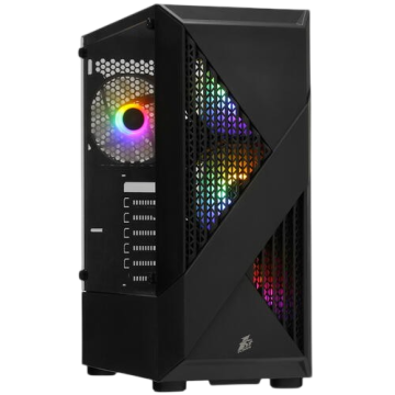 Компьютерный корпус 1STPLAYER FIREROSE F3-A Black (F3-A-BK-4F1)
